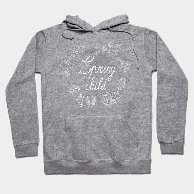 Spring child (white) Hoodie by MarjolijndeWinter